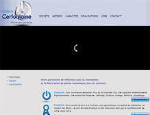 Tablet Screenshot of cerfontaine.net
